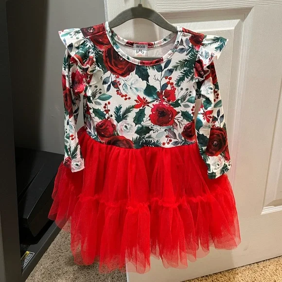 Mia Belle Girls | Dresses | Mia Belle Girls Christmas Dress 2t | Poshmark